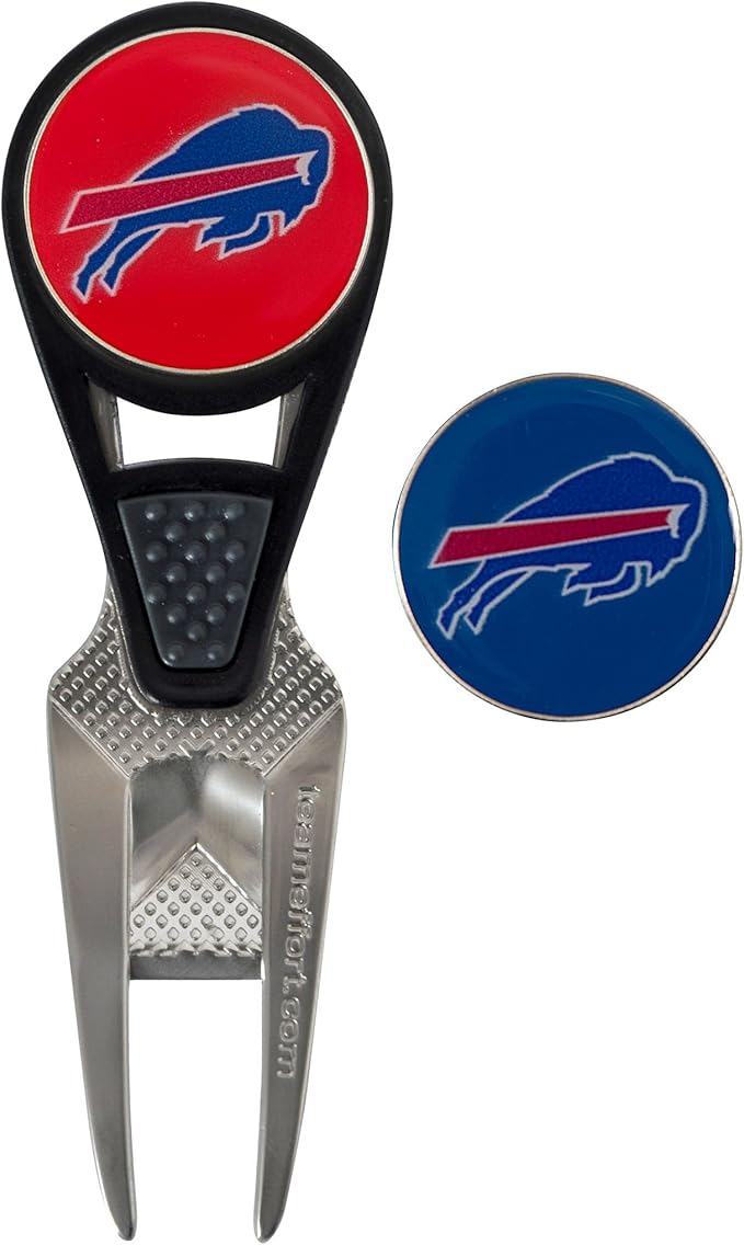 NFL CVX Ball Mark Repair Tool & 2 Ball Markers