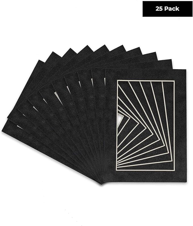 Pack of 25 Acid Free 11x14 Mats Bevel Cut - Image 2
