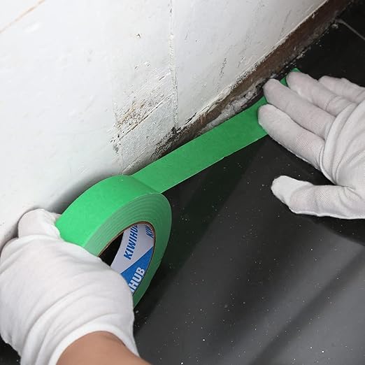 Green Painters Tape, 1 inch x 60 Yards x 10 Rolls - Image 5