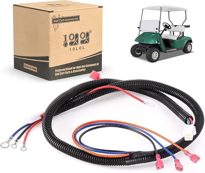 10L0L Golf Cart Wire Harness fit 36 Volt EZGO Electric TXT/Medalist DCS Models 1994 UP, OEM# 73040G01, 73040-G01