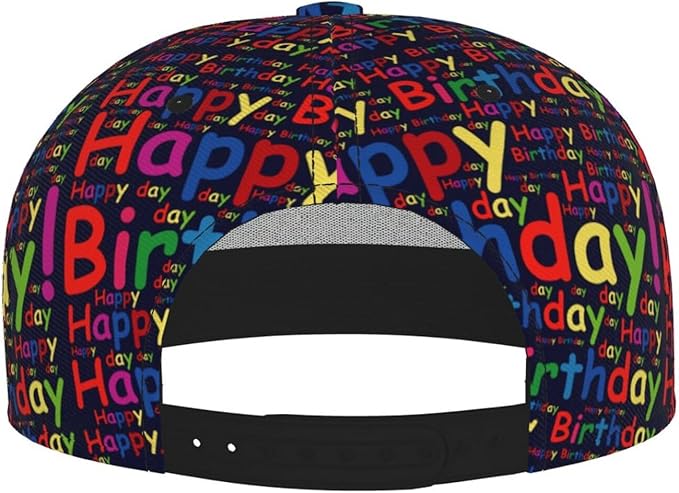 Fashion Snapback Hat for Men Women, Hip Hop Style Baseball Cap Flat Bill Hats Adjustable Trucker Sun Hat
