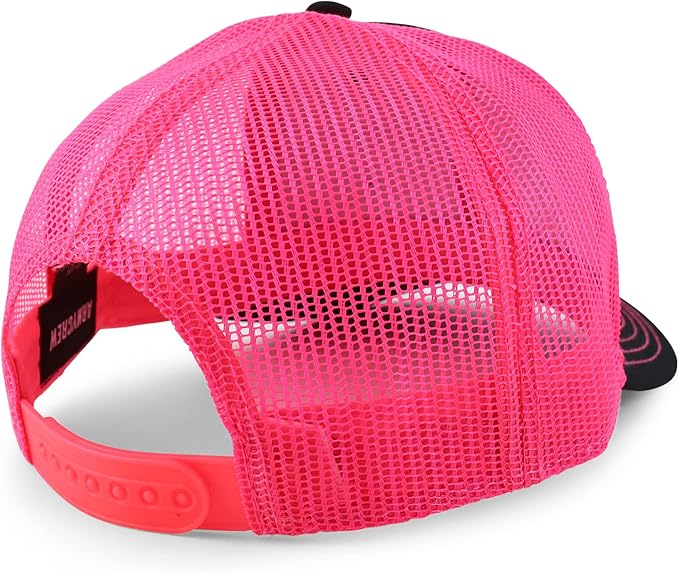 Armycrew Oversize XXL Low Profile Two Tone Mesh Back Trucker Baseball Cap