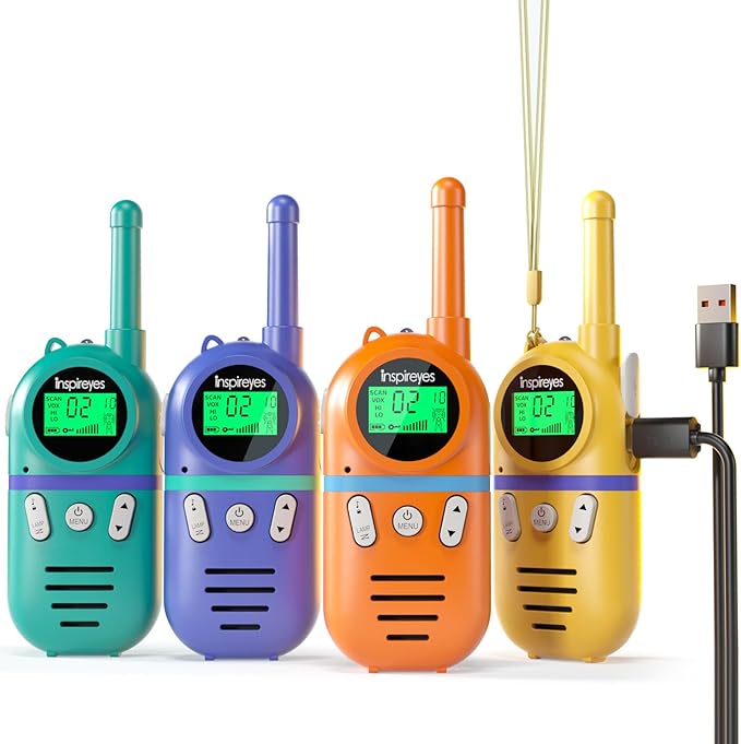 Walkie Talkies for Kids Rechargeable, Toys for Boys and Girls Ages 3-12 by Inspireyes