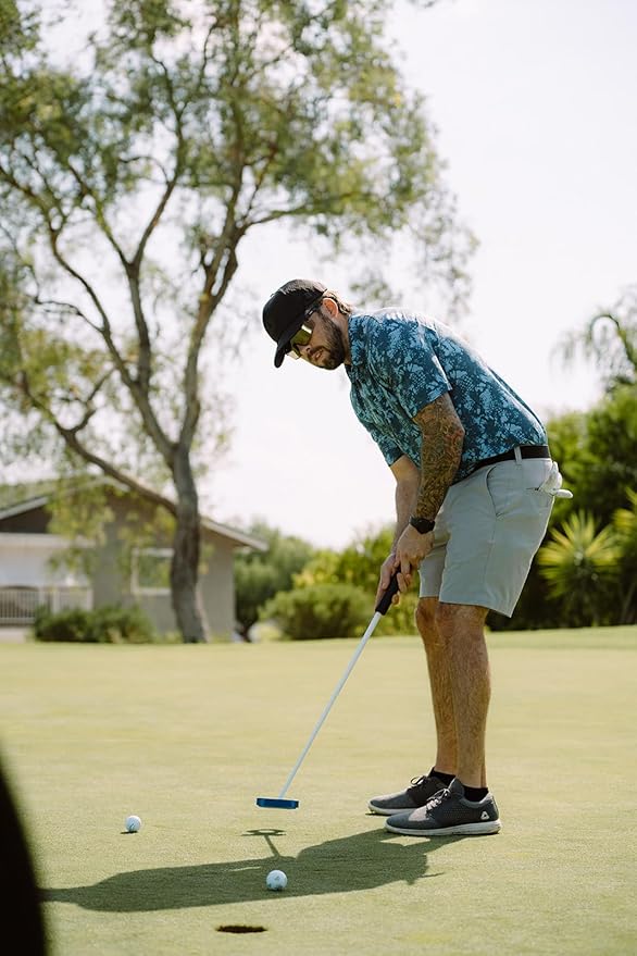 BRIMZ Golf Performance Hat - Tee Holder & Magnetic Ball Marker - Breathable, Sweat & Water Resistant Golfing Snapback Hat