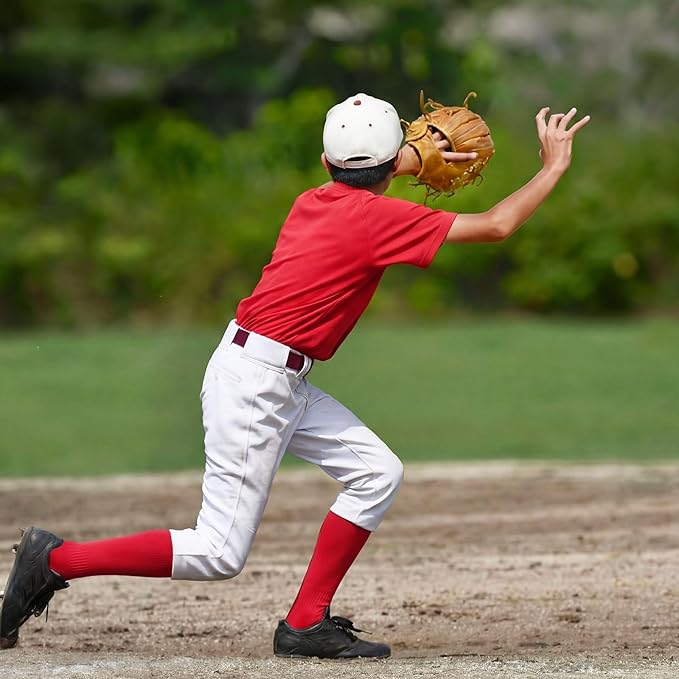 Haysandy 2 Pairs Baseball Softball Socks Athletic Soccer Football Sports Socks Over the Calf for Adult Men Women