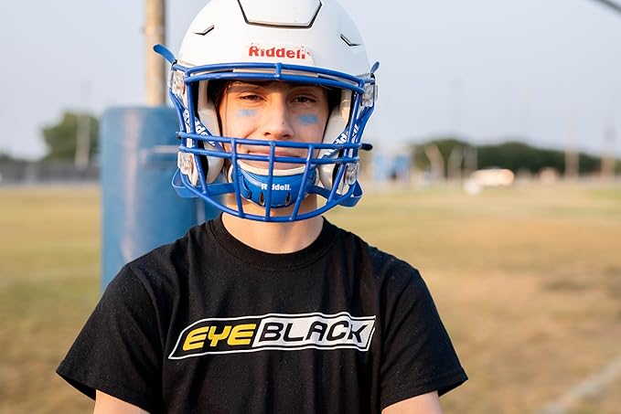 EyeBlack BattlePaint – Bright Colored Under Eye Black Grease for Pro Athletes and Super Fans – Baseball, Softball, Football – 2 Sticks