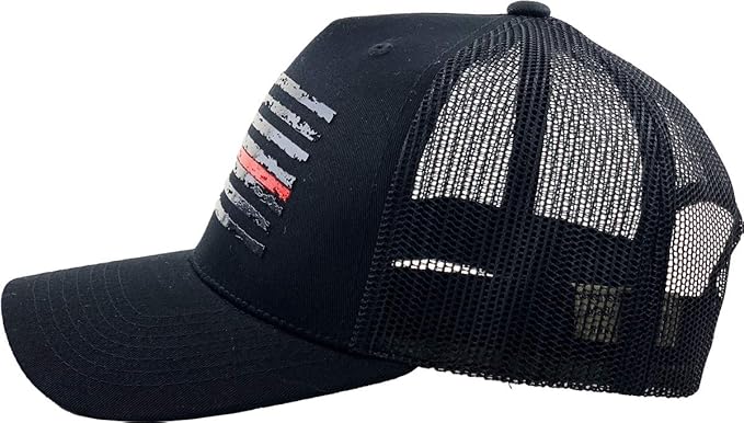 KBETHOS Flag USA America Military Thin Blue Line Thin Red Line Vintage Distressed Baseball Cap Dad Hat Unisex Adjustable…