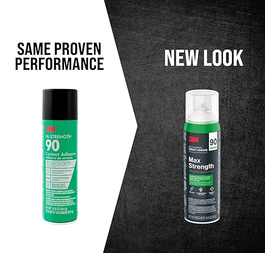 3M Max Strength 90 Multi-Surface Contact Adhesive, 12.6 oz., Low VOC, Max Bond - Image 2