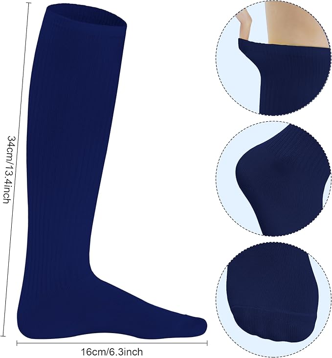 Dxhycc Youth Baseball Socks and Belt Combo Set Softball Baseball Socks and Elastic Waist Belt for Youth Boys Girls