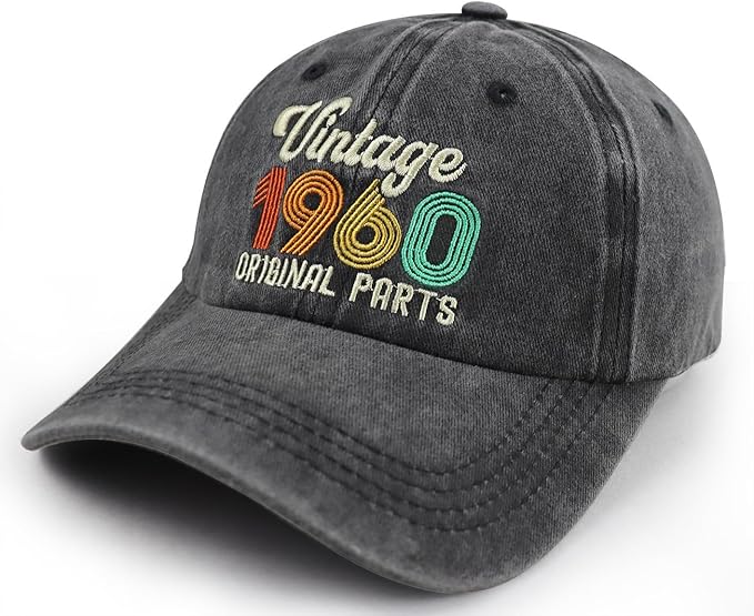 90th 80th 70th 60th 50th 40th 30th Birthday Gifts for Women Men, Vintage 1936 1946 1956 1966 1976 1986 1996 Hat