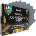 Natural Oil Blotting Sheets for Face by Zoroms
