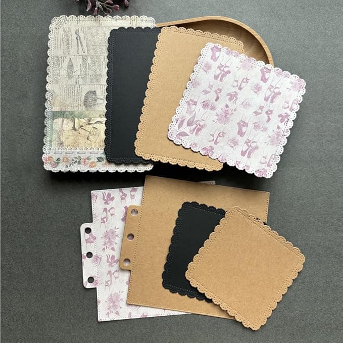 Rectangle Lace Loose-Leaf Cutting Dies, Backgrounds Frame Die Cuts Metal - Image 3