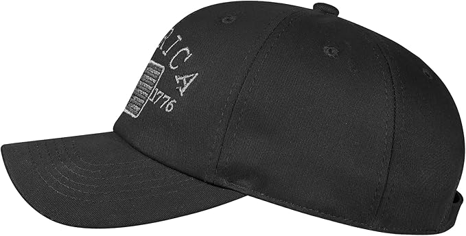 IIN American Flag Baseball Cap for Men Women Low Profile USA Army Tactical Operator Military Plain Dad Hat