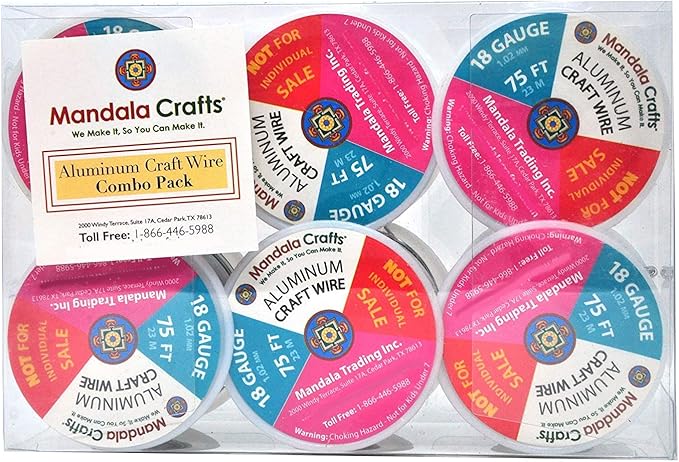 Mandala Crafts 18 Gauge Anodized Aluminum Craft Wire - Image 4