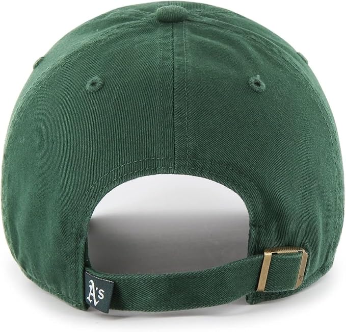 47 Brand MLB Team Color Home Primary Logo Clean Up Adjustable Baseball Cap Hat, Adult One Size Fits All