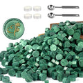 Yoption 360Pcs Metallic Green Sealing Wax Beads, Hexagon Wax Seal Beads by Yoption