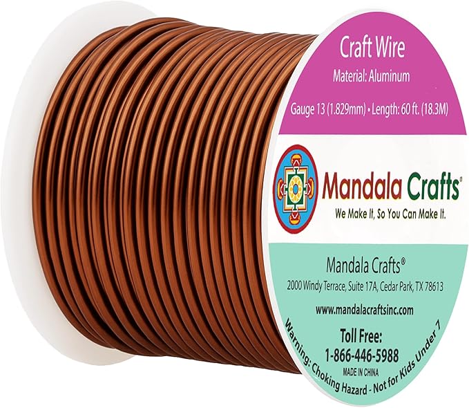 Mandala Crafts 13 Gauge Anodized Aluminum Craft Wire - Image 2