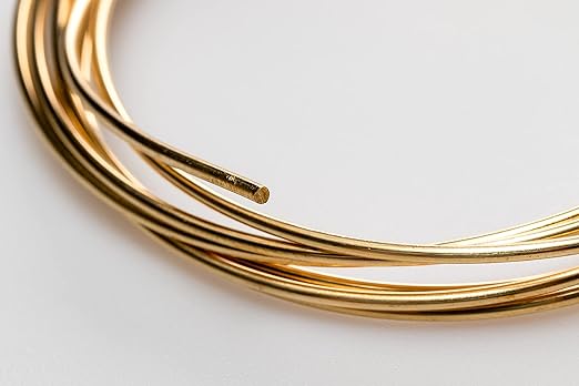 14 Gauge, Jeweler's Brass Wire, Dead Soft, CDA #260-25FT by CRAFT WIRE - Image 2