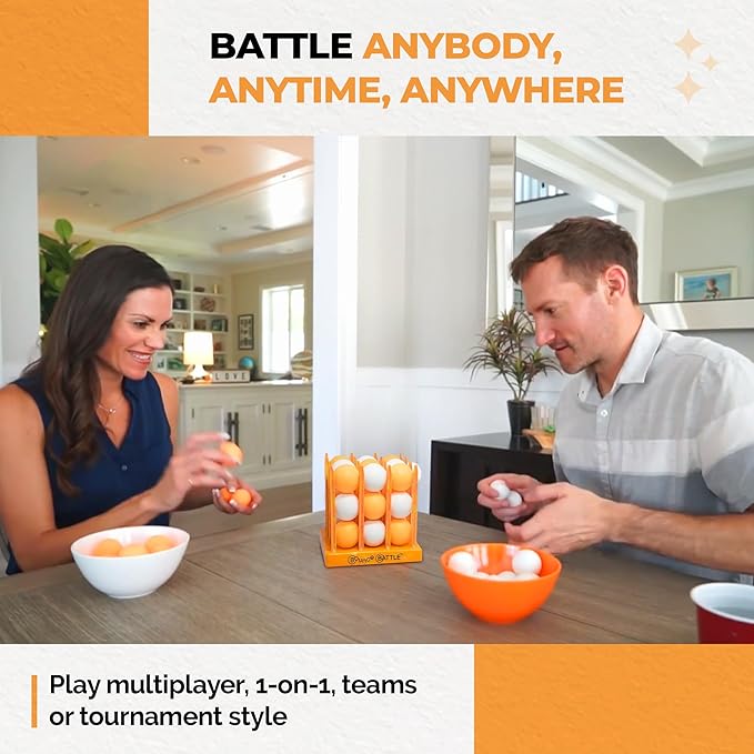 Bounce Battle™ Game Set – Marbled Edition – Fast-Paced Family & Party Game - Image 2