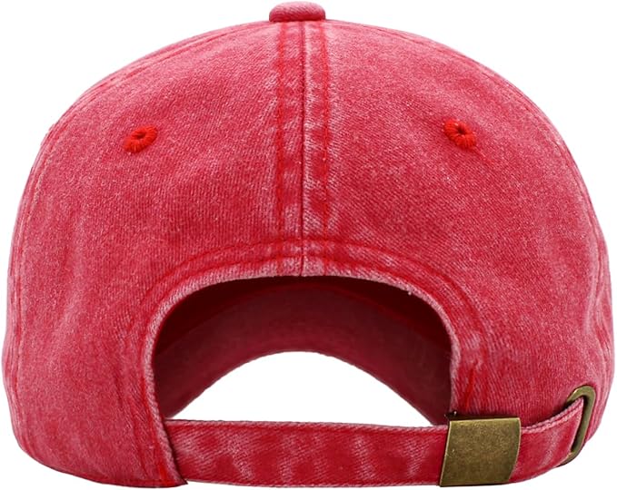 KBETHOS Classic Unisex Cotton Adjustable Low Crown Baseball Cap – Plain Dad Hat