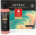 ARTEZA Acrylic Pouring Paint Set, 4 Spring Colors, 4 oz Bottles, High-Flow Paint by ARTEZA
