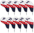 Craftsman Golf US Flag Neoprene Golf Club Head Cover Wedge Iron Protective Headcover for Callaway, Ping, Taylormade, Cobra, Etc.