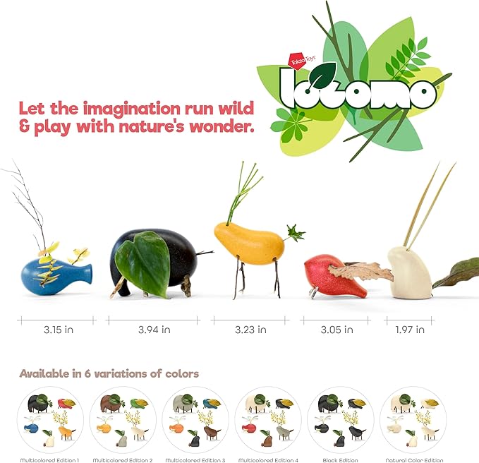 Taksa Toys Wooden Animal Figures Locomo Family III - Image 6