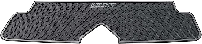 Xtreme MATS Golf Cart Floor Mat for Rear Seat Kits & Rear Facing Foot Rests - Fits Select ICON Backseat Kits (2021+) - Grey Trim