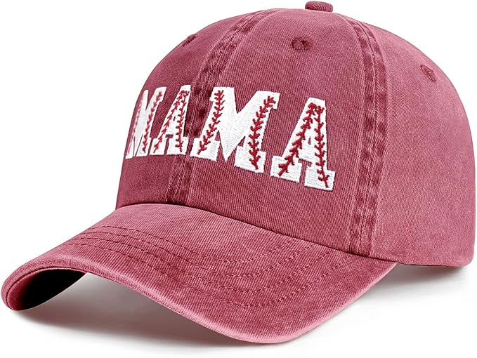 Mama Trucker Hat Mothers Day Birthday Gifts for Mother Mom Mama Embroidered Adjustable Washable Baseball Cap