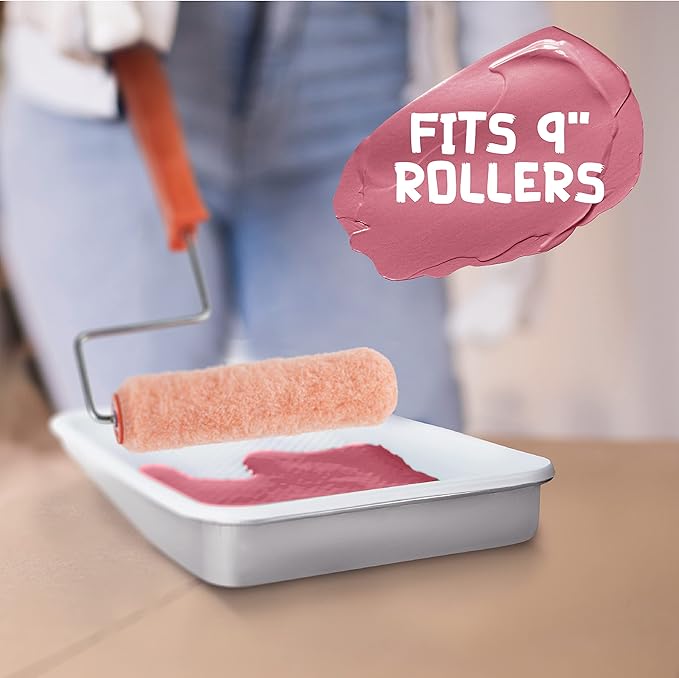 Paint Tray Liners, 1-Qt. Paint Capacity, Overlapping Edges, Fits 9' Metal Trays - Image 2