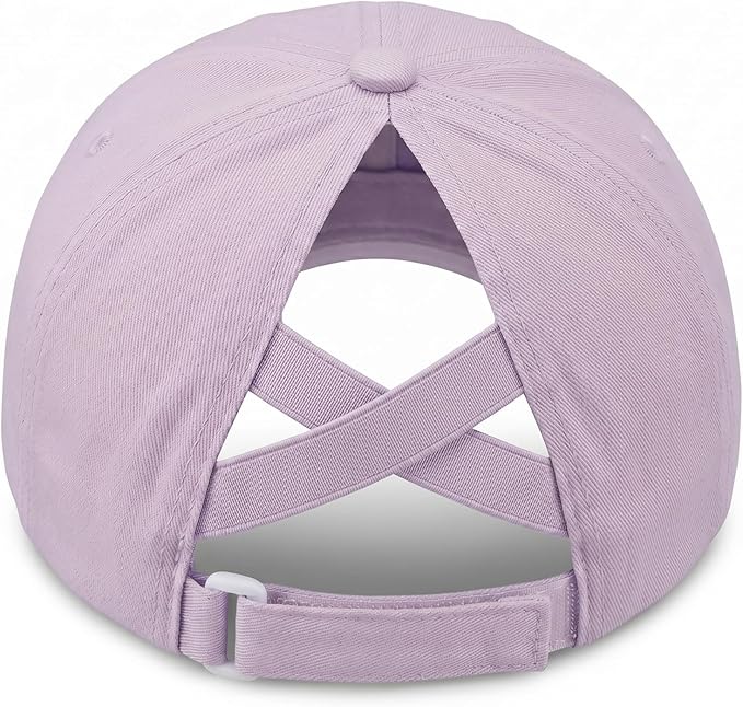 Baseball Caps for Girls Kids Cute Graphic Ponytail Hat Trucker Fashion Acid wash Hats Fun Adjustable Criss Cross Cap