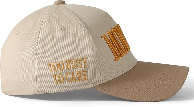 Mommin Trucker Hat, Mothers Day Gifts for Mom Wife, Vintage Two Tone Ponytail Baseball Cap, Adjustable Embroidered Hat