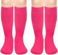 Sarfel Kids Soccer Socks Toddler Soccer Socks Girls Boys Soccer Socks Kids Tube Socks with Stripes Toddler Knee High Socks