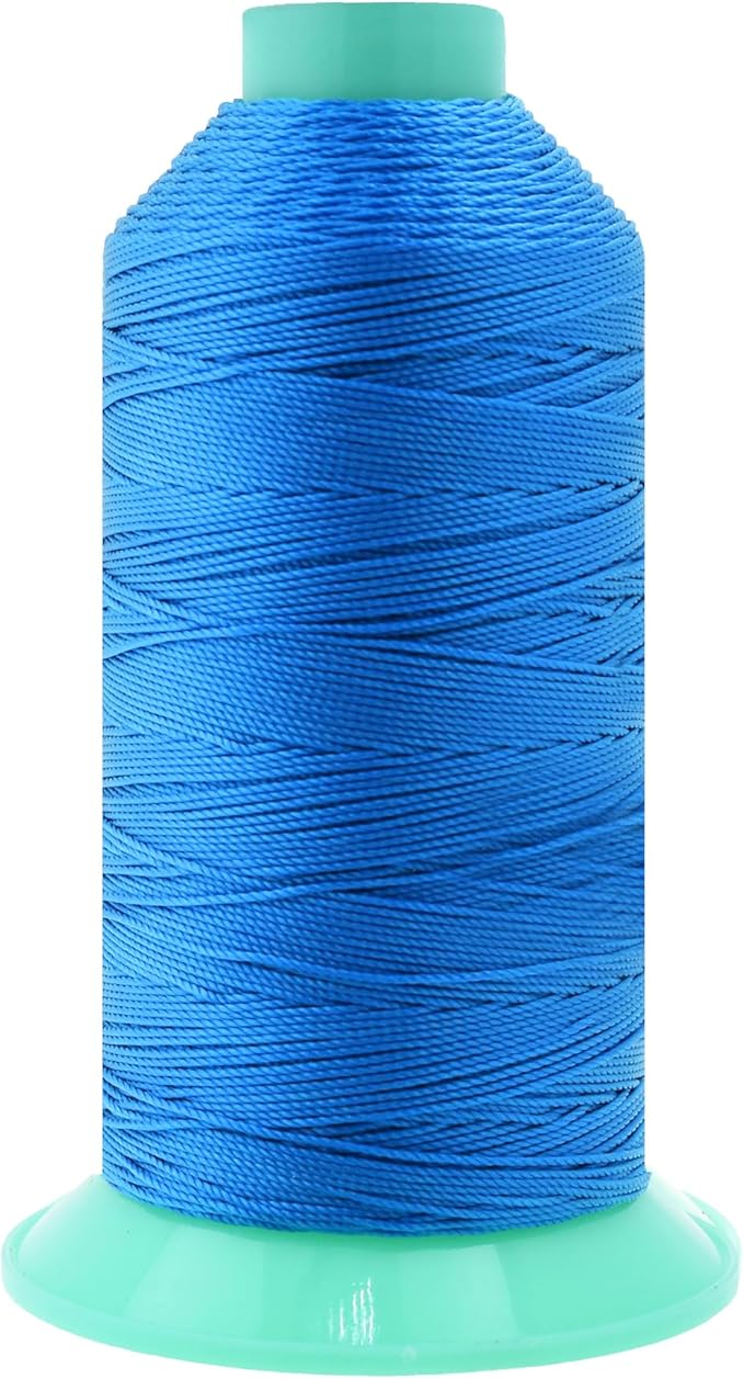 Mandala Crafts Bonded Nylon Thread Sky Blue Heavy Duty Sewing Threads by MandalaCrafts