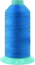 Mandala Crafts Bonded Nylon Thread Sky Blue Heavy Duty Sewing Threads by MandalaCrafts