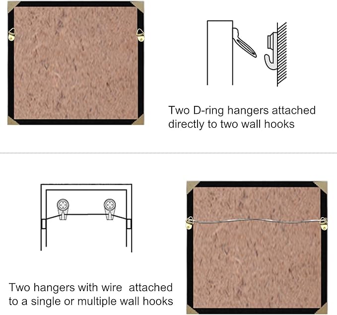 100 Pack Small Triangle Ring Steel Picture Hangers - Image 7