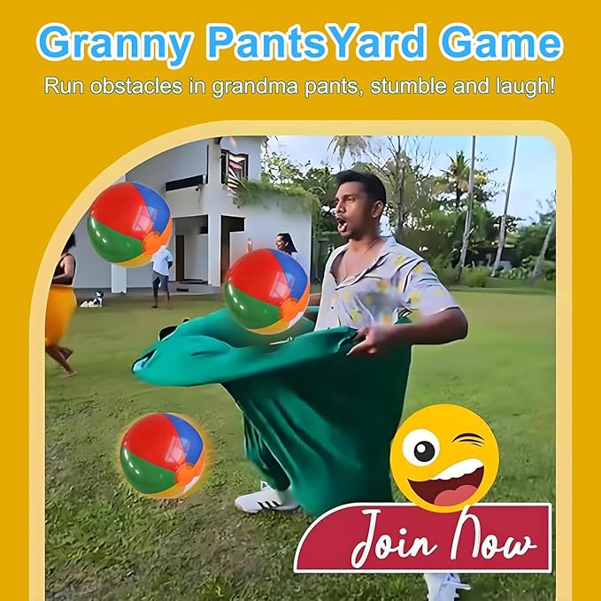 Grandma Pants Garden Game, Grandma Pants Outdoor Game, Equipped - Image 5