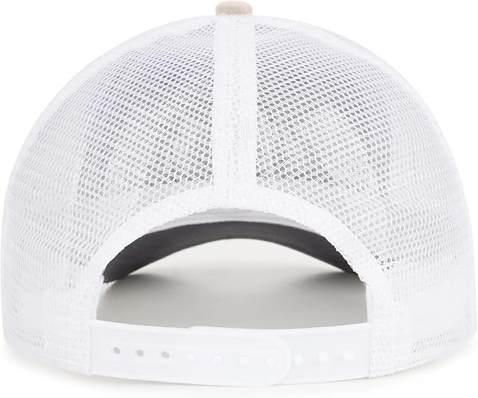 American Flag Trucker Hat - Snapback Hats for Men Women Baseball Cap - Breathable Mesh & Adjustable Fit for Casual Wear