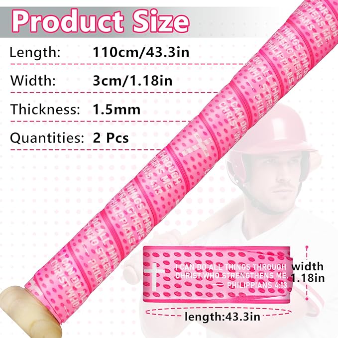 Eyourlife 2/4 Pack Baseball Bat Grip Bat Wraps for Baseball Lifestyle Softball Gifts Pro Feel Non-Slip Elite Batting Grip Tape for Bats Players