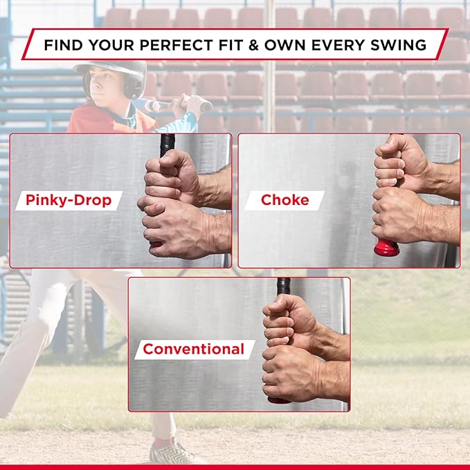 Grip-N-Rip II Softball Bat Taper Non-Slip Ergonomic Grip for Secure Hold Durable & Long-Lasting Easy Installation Fits Most Softball Bats Ideal for Enhanced Comfort & Performance