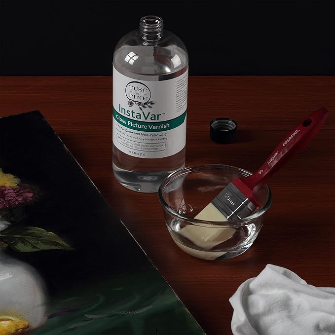 Jerry's Artarama InstaVar™ Gloss Picture Varnish & Varnish Brush Sets - Image 5