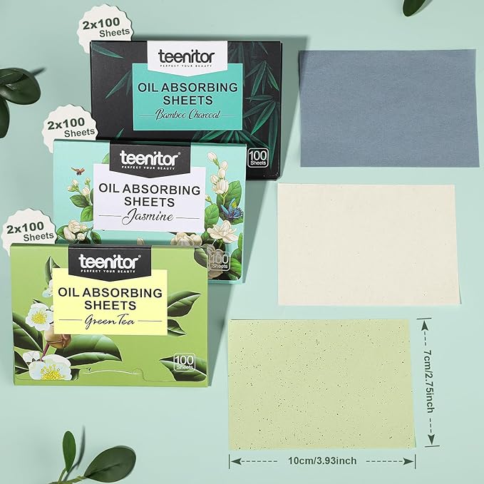 Teenitor Oil Blotting Sheets for Face, 600 Sheet Oil Absorbing Sheets for Face - Image 2