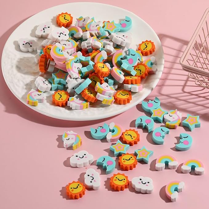 Wolpoark Christmas Unicorn Erasers - Image 6