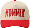 MIRMARU Two-Tone Vintage Canvas Trucker Hats for Men & Women, Adjustable Size Baseball Caps with Trendy Embroidered Design