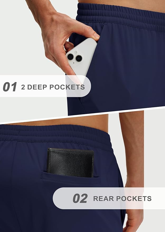 M MAELREG Sweatpants for Men with Pockets Stretch Joggers Lightweight Track Pants for Running Golf Mens Sweatpants Joggers