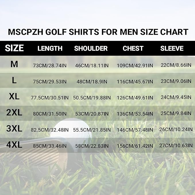 Mens Golf Shirts Golf Polo Shirts for Men Short Sleeve Polo Shirts Golf Gifts