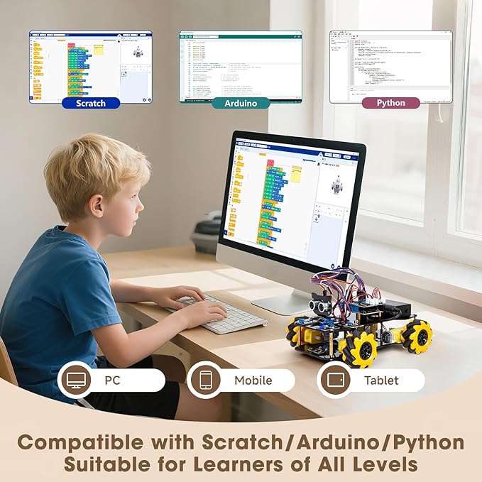 ACEBOTT Robot Kit, Robotics for Kids Ages 8-12 12-16, STEM Toys for Boys - Image 6