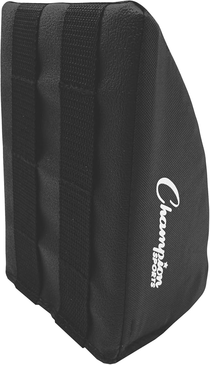 Champion Sports Catcher’s Knee Supports – Durable, Ergonomic Catchers Equipment for Comfort & Knee Protection – 2 Sizes - for Players Under 5”7 and Players Over 5'8"
