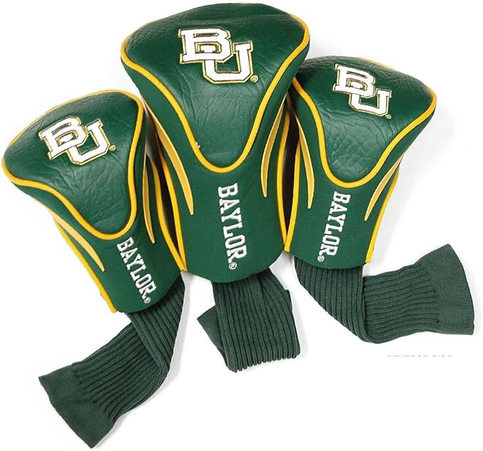 Team Golf NCAA Florida Gators Contour Golf Club Headcovers (3 Count) Numbered 1, 3, & X, Fits Oversized Drivers, Utility, Rescue & Fairway Clubs, Velour Lined for Extra Club Protection