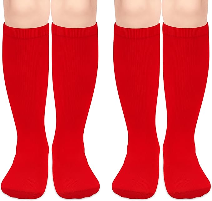 Olreco Toddler Soccer Socks Kids Baseball Socks Youth Softball Sock for Girls Boys Football Sock Boys Athletic Accessories